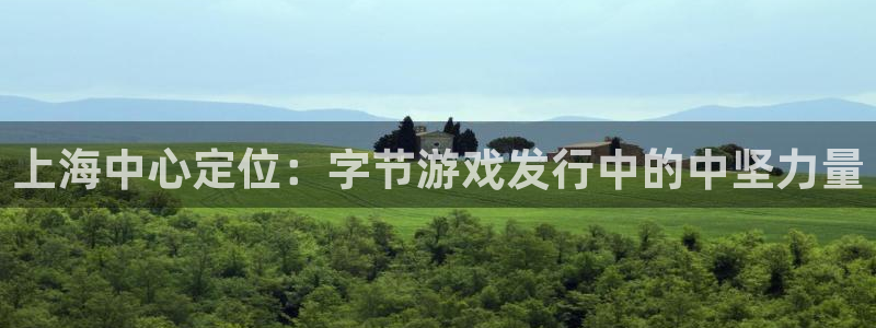 pp电子官网游戏平台高奖金玩法：上海中心定位：字节游戏发行中的中坚力量